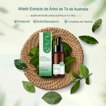 LAIKOU Suero Antiacné de Árbol de Té — Controla Grasa, Calma y Reduce Imperfecciones